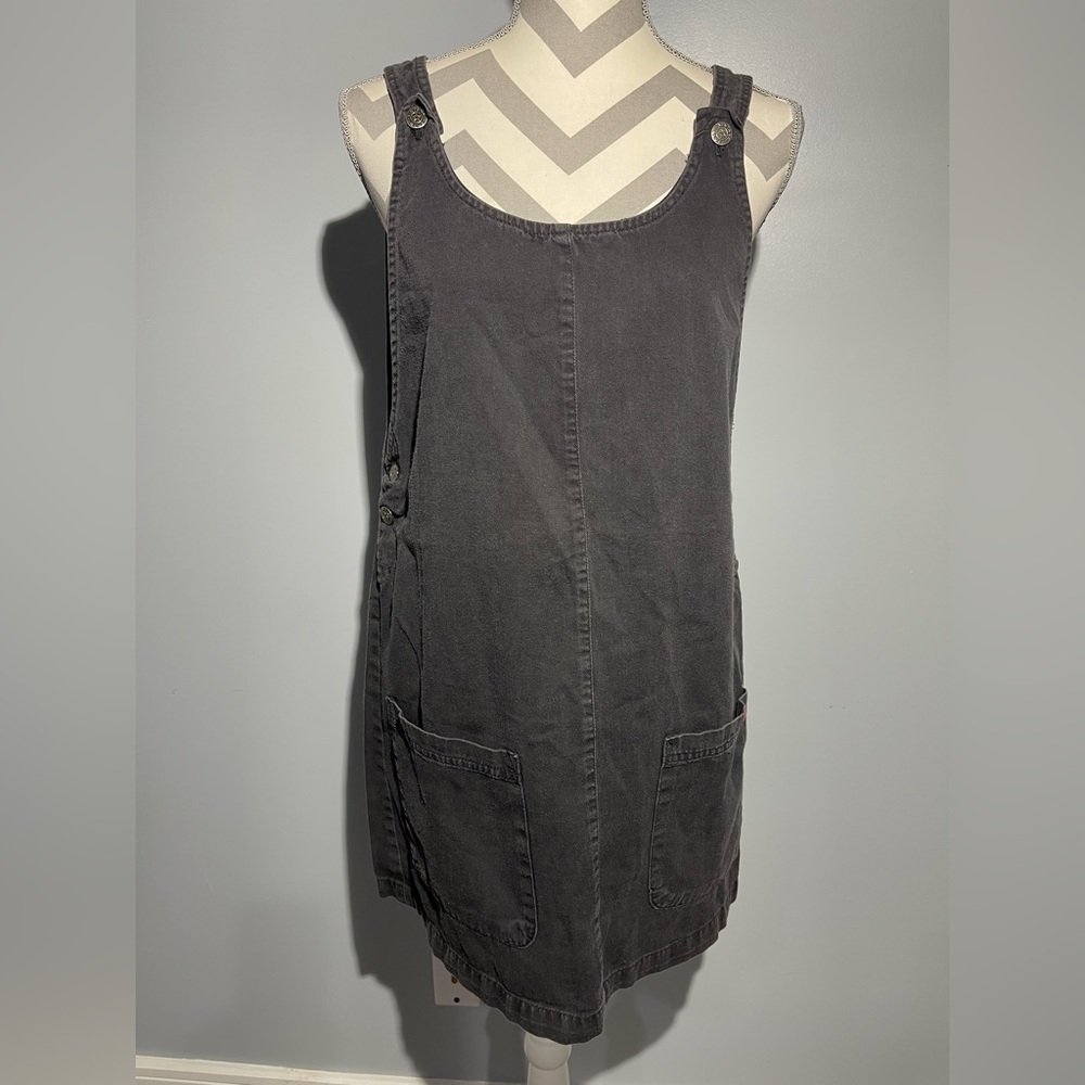 Vintage 1989 Blue Grey‎ Women Jean Overalls